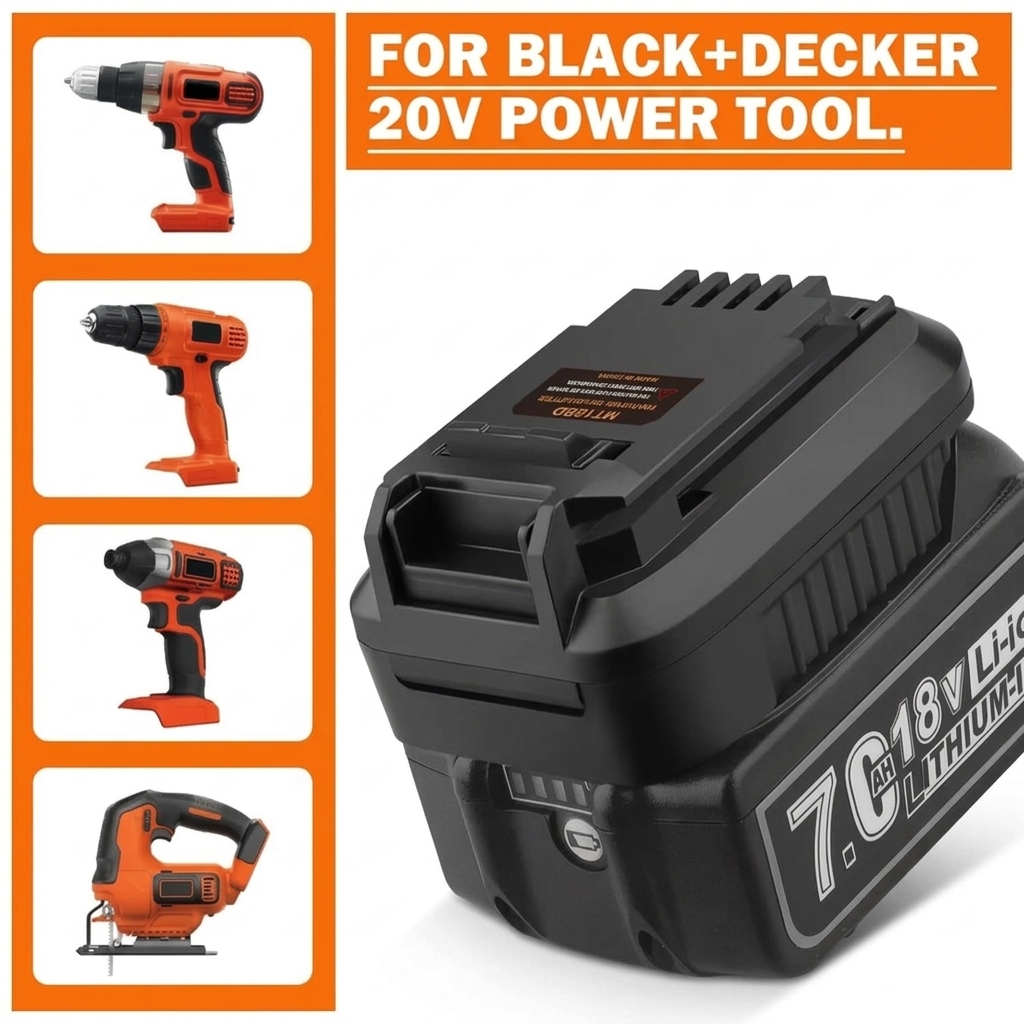 Brushless Cordless Electric Drill 18V - Конвертер для инструментов Makita в Black&Decker