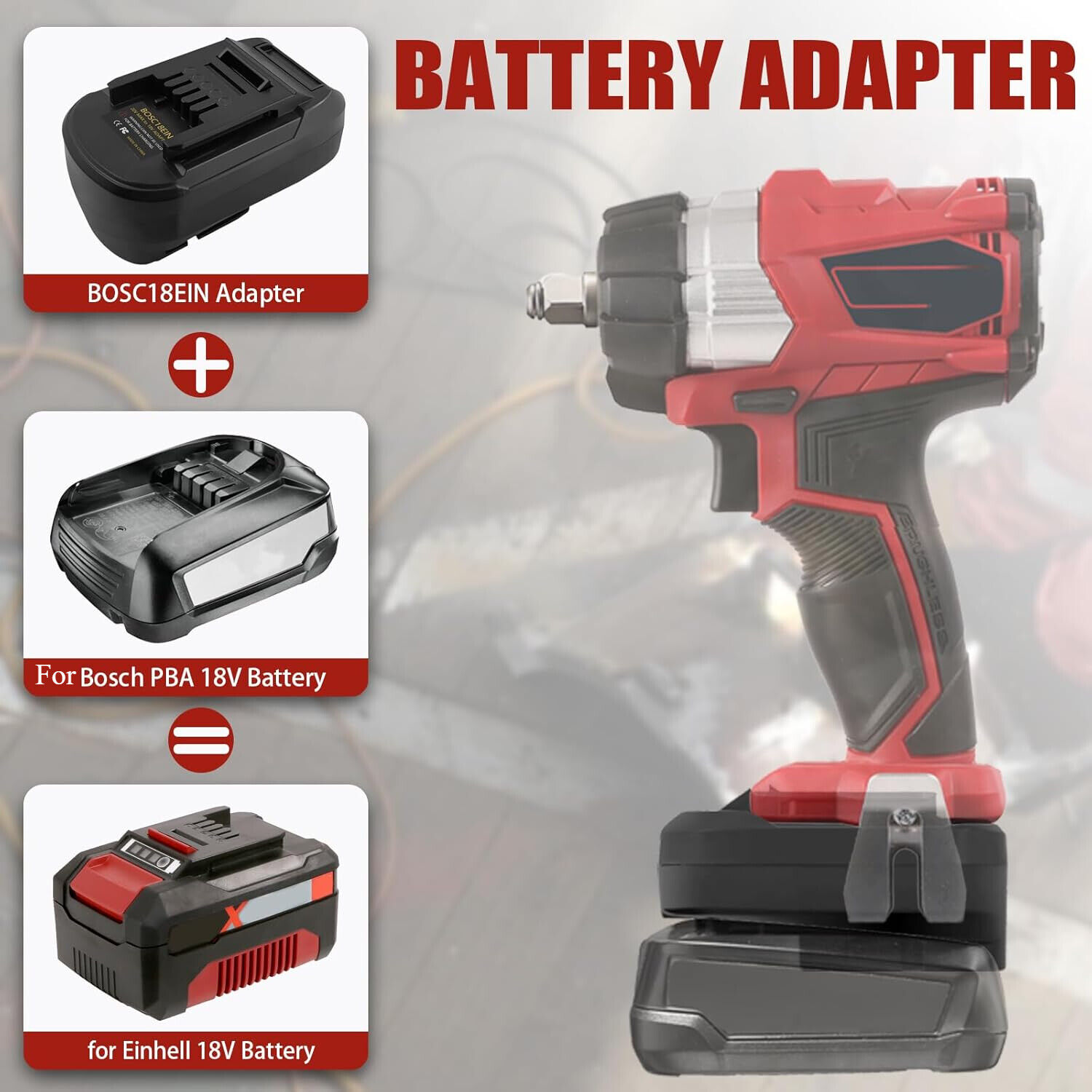 Адаптер для литиевых аккумулят – обзор и цена Brushless Cordless Electric Drill 18V
