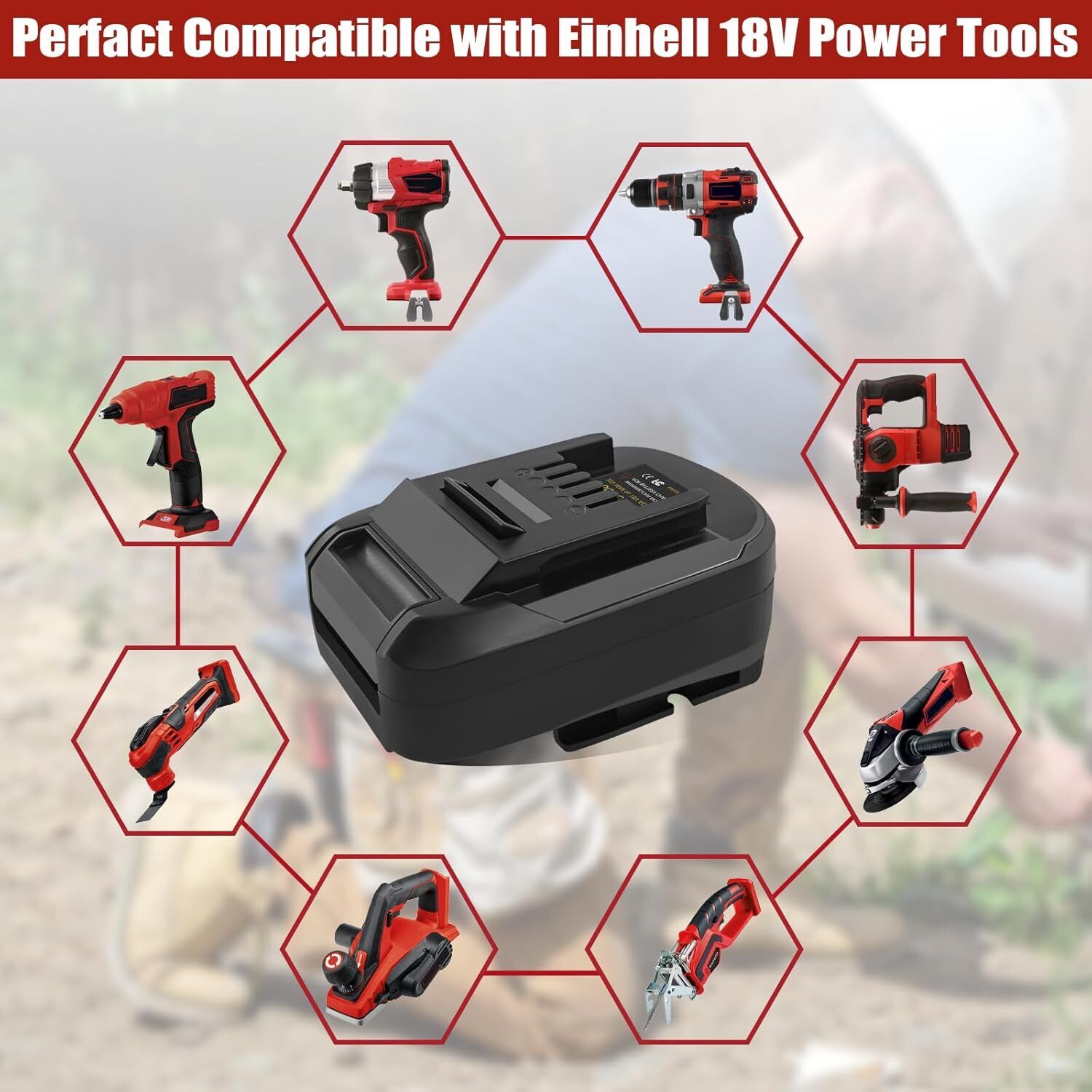 Адаптер для литиевых аккумулят – обзор и цена Brushless Cordless Electric Drill 18V