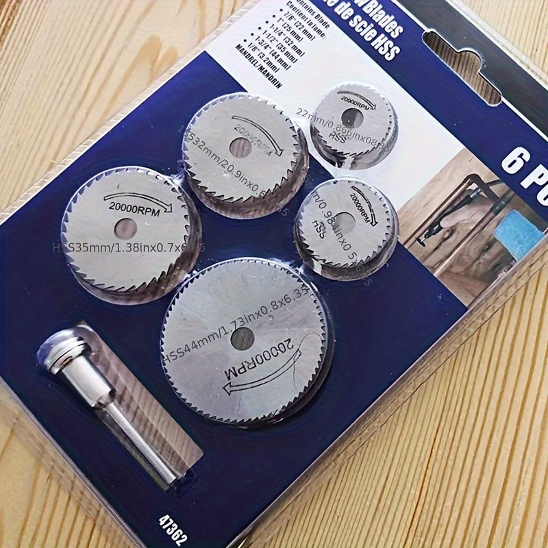 Набор из 6 мини-дисковых пил,  – обзор и цена Cordless Rotary Tool Kit Accessories