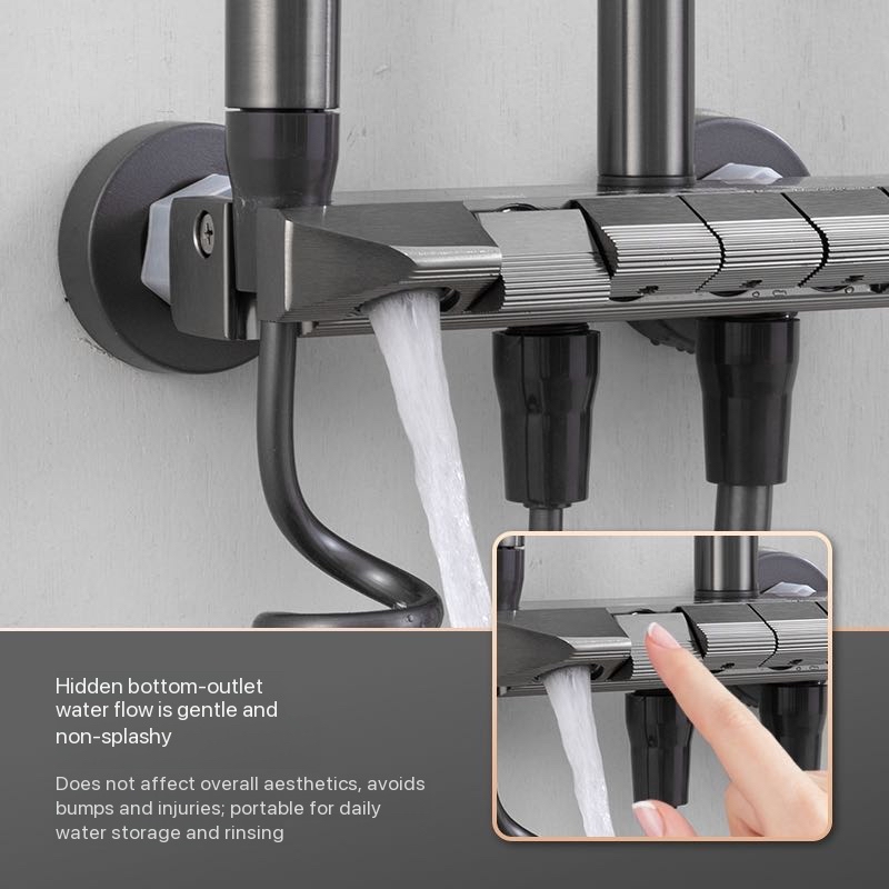 Серый хромированный настенный  – обзор и цена Plumbing