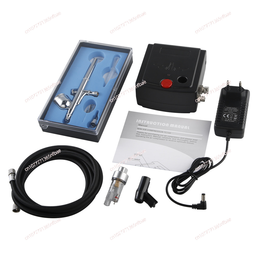 Мини-компрессор для аэрографа  – обзор и цена Airbrush Kit With Mini Compressor