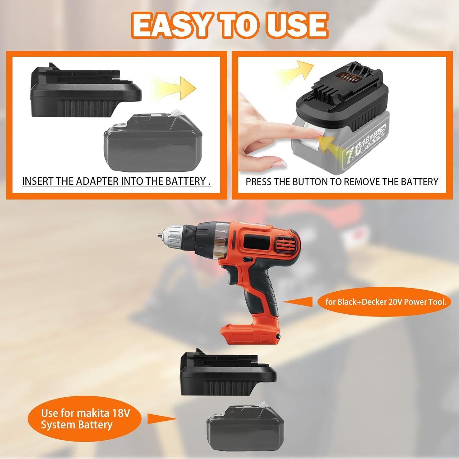 Конвертер для инструментов Mak – обзор и цена Brushless Cordless Electric Drill 18V